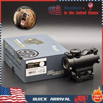 Sig Sauer Romeo-MSR Compact 1x20mm 2MOA Red Dot Sight W/Original package Mount