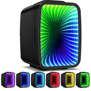 Mini Fridge with Dimmable LED Light 4 Liter Portable Multipurpose 6 Cans Small - Picture 1 of 7