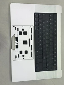 TOP CASE APPLE A2485 Macbook pro 16" silver Clavier AZERTY (FRANCAIS) keyboard - Photo 1/2
