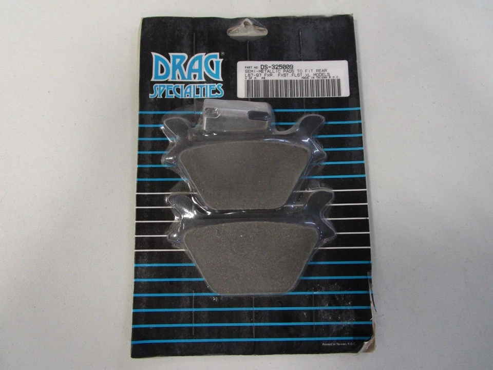 Pastillas de freno traseras semi metálicas 87-99 Harley Davidson Softail Sportster Tour Dyna Foto 1 de 4