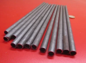DOM Steel Round Tube .375" OD x .305" ID x .035" Wall x 12" Long 12 Pc 12 Ft Tot - Picture 1 of 14