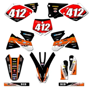 Kit de gráficos Orange Senge 1998-2000 SX RICOCHET compatible con KTM - Imagen 1 de 4