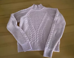 Karl Lagerfeld Strickpulli Wolle / Kaschmir Gr. M Zartrosa wie neu - Bild 1 von 8