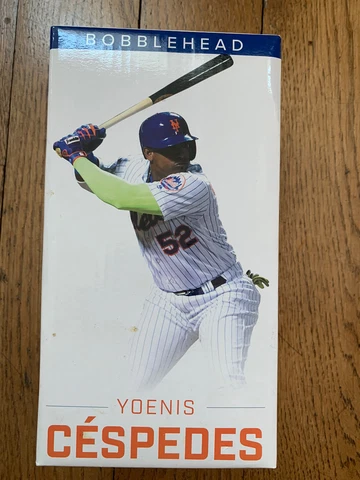 YOENIS CESPEDES NEW YORK METS 2017 BOBBLEHEAD SGA New In Box Baseball Bobble NIB Cover