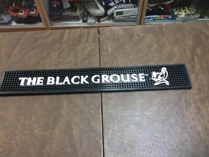 THE BLACK GROUSE  BAR MAT -RUBBER BAR MAT NEW - Picture 1 of 11