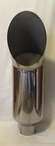 CHEVY DURAMAX POLISHED STAINLESS 5" ID 10" OD 36" L DIESEL EXHAUST CAT STACK - Bild 1 von 4