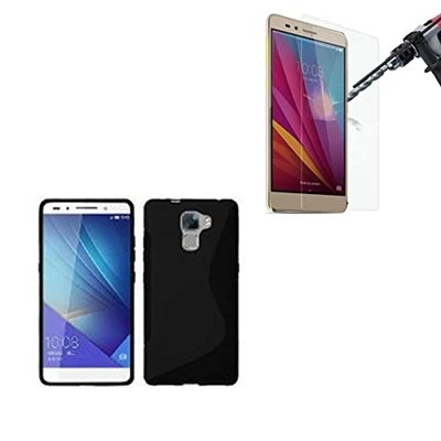 Pour Huawei Honor 5X / Huawei GR5 - Pack Etui Coque Housse + verre trempé - Imagen 1 de 4