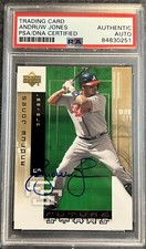 ANDRUW JONES 2007 Upper Deck Future Stars Signed Auto Autographed Braves PSA/DNA