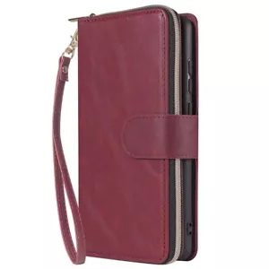 For Nokia G50 Wallet Case 9Card Zipper Slots Kickstand Flip Leather Phone Case - Picture 1 of 42