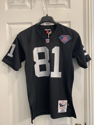 Mitchell & Ness Authentic Raiders Tim Brown Jersey NFL 75th Anniversary Size 36 Cover