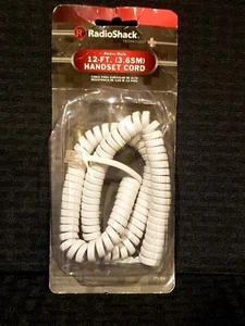Radioshack - Vintage Phone Handset Cord | New-Sealed | 12 Ft - Picture 1 of 2