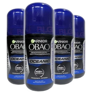 Garnier OBAO OCEANIC Deodorant Antiperspirant Roll-Ons 48 Hour Deodorants 4-Pack - Picture 1 of 1