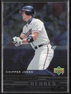 2005 Upper Deck #WS-5 Chipper Jones World Series Heroes - Picture 1 of 2