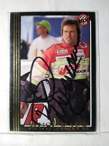 TED MUSGRAVE AUTOGRAPHED 1992 MAXX BLACK RACING NASCAR CARD #55/300 MINT F2977 - Picture 1 of 1