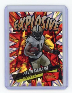 2022 Panini Absolute Football E23 ALVIN KAMARA Explosive Case Hit SSP - Picture 1 of 2