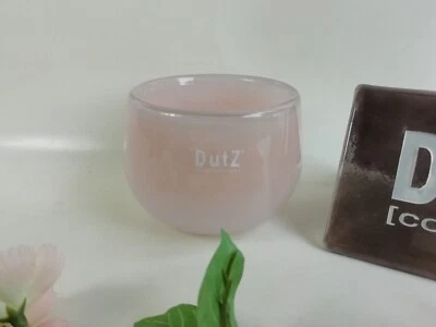 Dutz Collection Vase Pot Old Rose D= 10 cm Glas rund glasvase Teelicht rosa - Bild 1 von 4