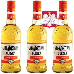(EUR 16,19/L) 3x Zoladkowa Gorzka 34% vol. 700ml Traditional Flavoured Polen 3x