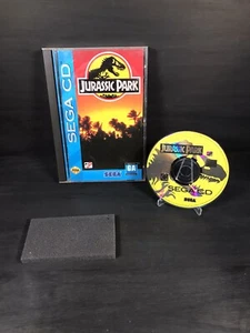 Jurassic Park (Sega CD, 1993) Complete CIB w/ Registration Card Tested - Picture 1 of 16