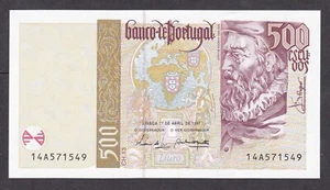 [UNC] 1997 Portugal 500 Escudos P-187a 14A571549 [013-1] - Picture 1 of 2