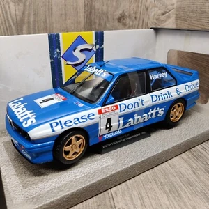 SÓLIDO BMW E30 M3 BRITISH TOURING CAR CHAMPIONSHIP 1991 HARVEY #4 1:18 NUEVO ... - Imagen 1 de 12