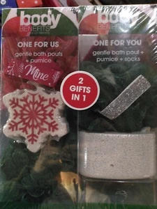 Body Benefits Gentle Bath Poufs And Pumice - Picture 1 of 1