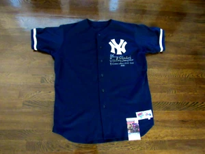 JOHNNY BLANCHARD 61-62 WS AUFEINANDERFOLGENDE HR YANKEES SIGNIERTES AUTO MAJESTIC TRIKOT JSA - Bild 1 von 4