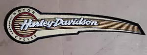 Harley-Davidson MotorCycles Wing Embroidered Sew On Patch 12 X 3 - Picture 1 of 2