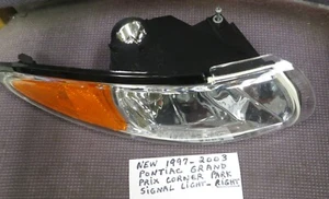 NEW  1997-2003 Pontiac Grand Prix Right Passenger Side Corner Park Signal Light - Picture 1 of 5