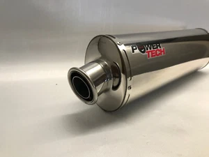 UNIVERSAL SLIP-ON TRACK DAY END CAN REMOVABLE DB RACE OVAL NEW 51mm - Picture 1 of 2