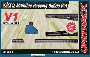 20-860-1 Kato UNITRACK  N Scale Mainline Passing Siding Set New - Picture 1 of 2