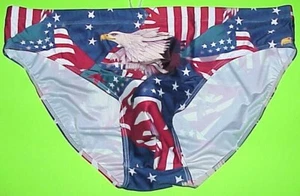 A BIG MEN'S NEW BALD EAGLE SWIM BRIEF, DIVE, WATER POLO TEAM SWIM SUIT 38-44 2XL - Picture 1 of 5