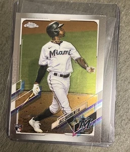 2021 Topps Chrome Rookie #144 - Jazz Chisholm Jr. - Marlins RC - Bild 1 von 1