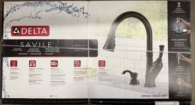 Torneira de cozinha Delta Savile 19949Z-RBSD-DST acabamento veneziano bronze - Imagem 1 de 4