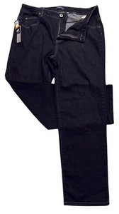 NEU Bandolino Mandie klassische Passform Denim Jeans schwarz Stretch Damen 16W - Bild 1 von 12