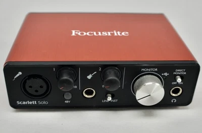 Focusrite Scarlett Solo 2nd Gen USB Audio Interface - Image 1 of 4