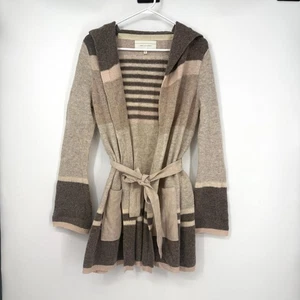 Cárdigan largo suéter Angel Of The North Anthropologie con cinturón 100 % lana talla S - Imagen 1 de 13