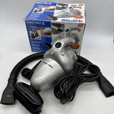 Shark Euro-Pro X Turbo Hand Held Corded Vacuum Cleaner & Attachments Model EP033 - Image 1 of 4
