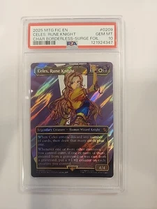 Celes, Rune Knight Borderless (Surge Foil) Commander: Final Fantasy Foil PSA 10 - Bild 1 von 2