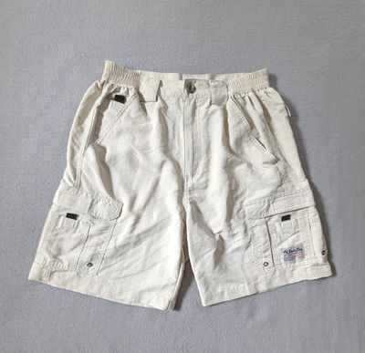 Pantalones Cortos de Carga Bimini Bay Outfitters LTD Para Hombre Talla 32 Blanco Crema Pesca Foto 1 de 4