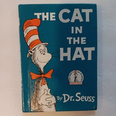 The Cat in the Hat by Dr. Seuss Book (1985, Hardcover) - Image 1 of 2