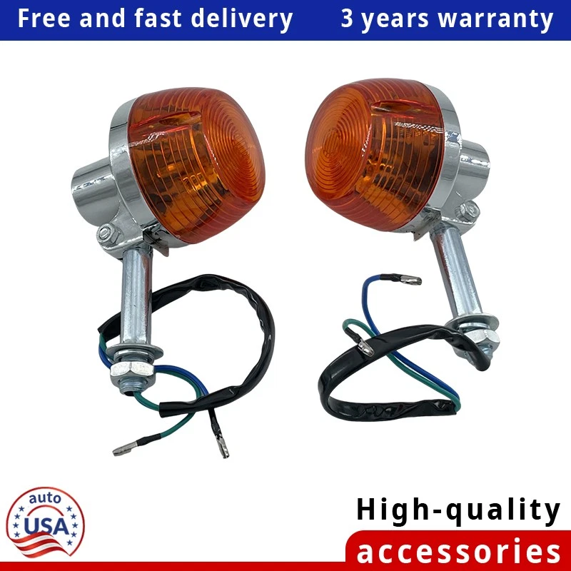 For Honda CB100 CB350 CB450 CB500 CB750 Single Filament Rear Turn Signal Set Foto 1 de 4