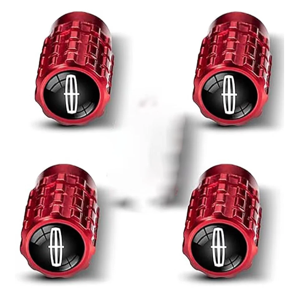 Tapas de vástago de válvula de neumático de coche para Lincoln MKS, MKT, MKX, tapones antipolvo de coche para neumáticos de coche, Foto 1 de 1