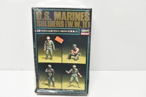 Kit Modelo Hasegawa Finemolds Escala 1:35 Segunda Guerra Mundial Marines de los Estados Unidos #87004 Nuevo Sellado - Imagen 1 de 6