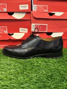 Size 9D - Cole Haan Dress Shoes Caldwell Oxford Black Lether Cap Toe - 08330 - Picture 1 of 10