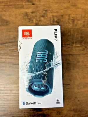 Altavoz Bluetooth Portátil JBL Flip 7, IP68 Impermeable A Prueba de Polvo - Azul Foto 1 de 4