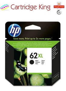 Encre noire d'origine HP 62XL pour Envy 5546 - Photo 1/6