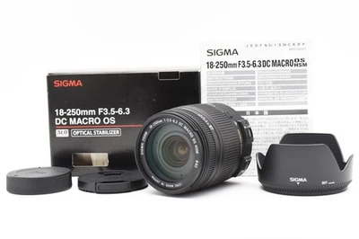 [Almost Unused] Sigma AF 18-250mm f/3.5-6.3 DC Macro OS HSM For Nikon From JAPAN - Image 1 of 4