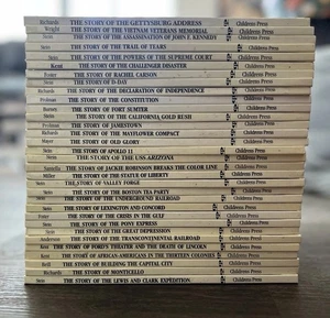 Lot of 32 Cornerstones of Freedom Childrens Press 1970's Books Social Studies HC - Picture 1 of 13