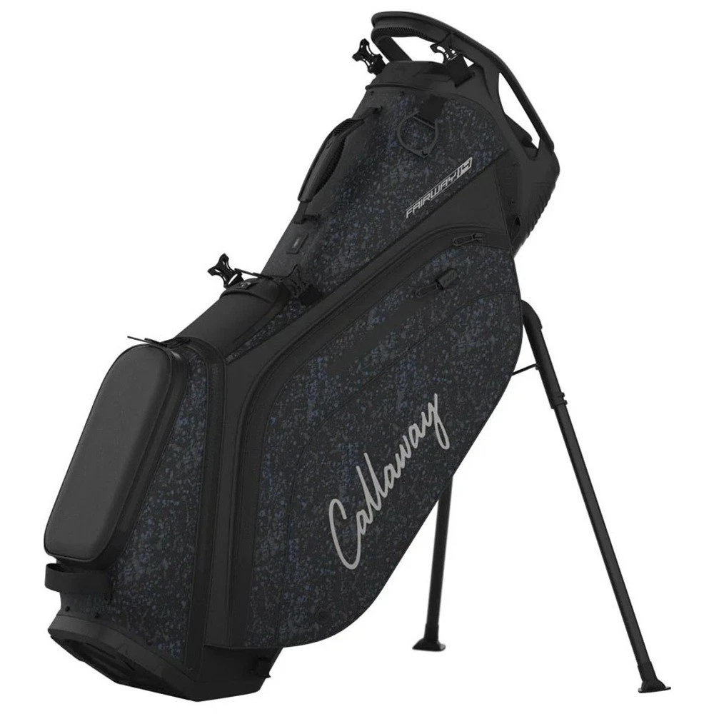 【最安値】Callaway + CLUBHAUS Tour Golf Bag NEW! Callaway Staff Tour Golf Bag w/ Headcovers- Orange Black