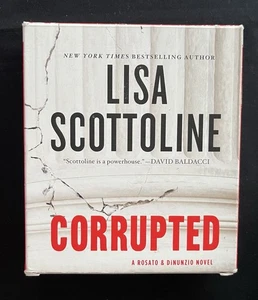 Corrupted By Lisa Scottoline, A Rosato and Dinunzio Novel - Audiobook- Used - Picture 1 of 6